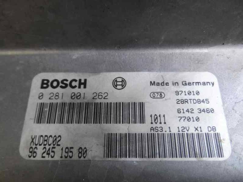 CENTRALITA MOTOR UCE PEUGEOT 406 BERLINA 1998 1.9 TURBODIESEL (90 CV)