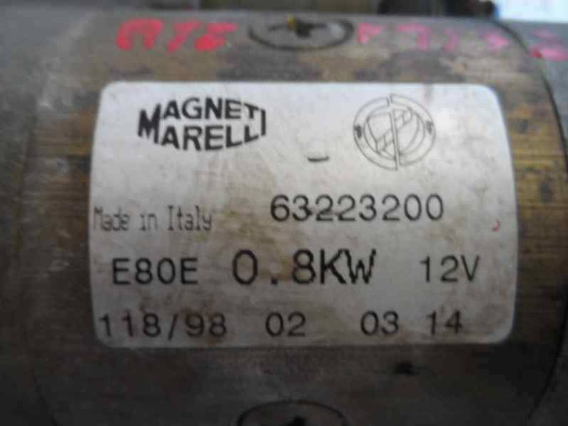MOTOR ARRANQUE FIAT PUNTO BERLINA 1998 1.2 (60 CV)