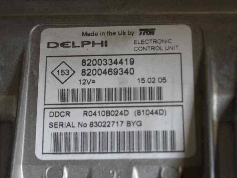 CENTRALITA MOTOR UCE RENAULT MEGANE II BERLINA 5P 2005 1.5 DCI D (101 CV)