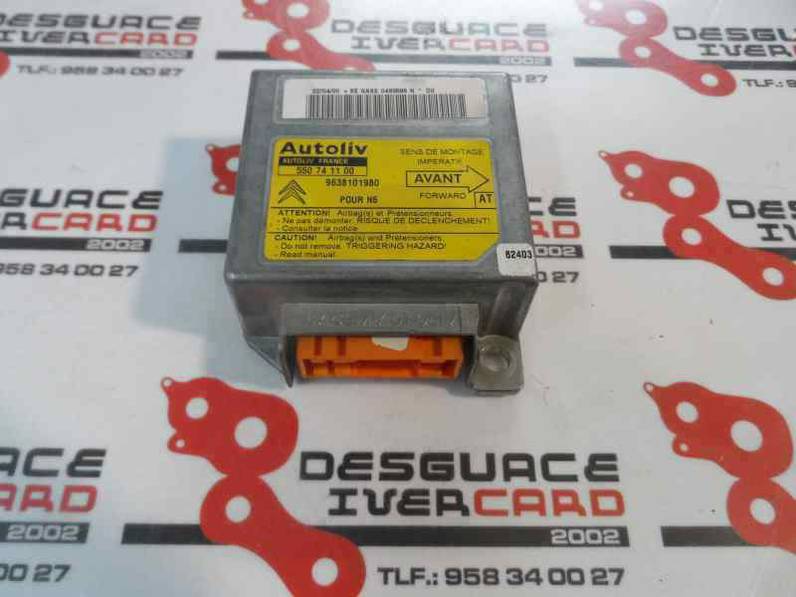CENTRALITA AIRBAG CITROEN XSARA BERLINA 2000 2.0 HDI (90 CV)