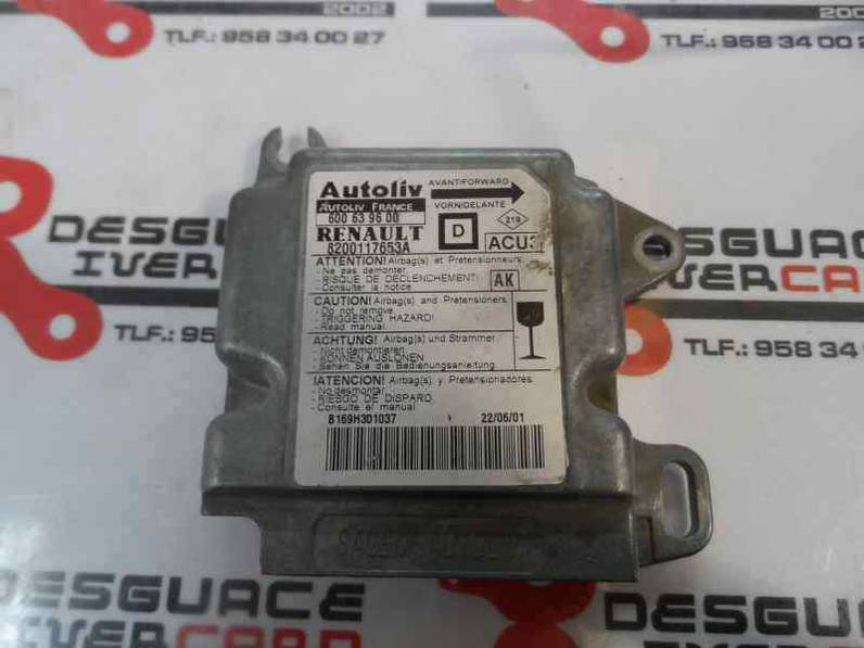 CENTRALITA AIRBAG RENAULT MEGANE I COUPE FASE 2 2001 1.4 (95 CV)