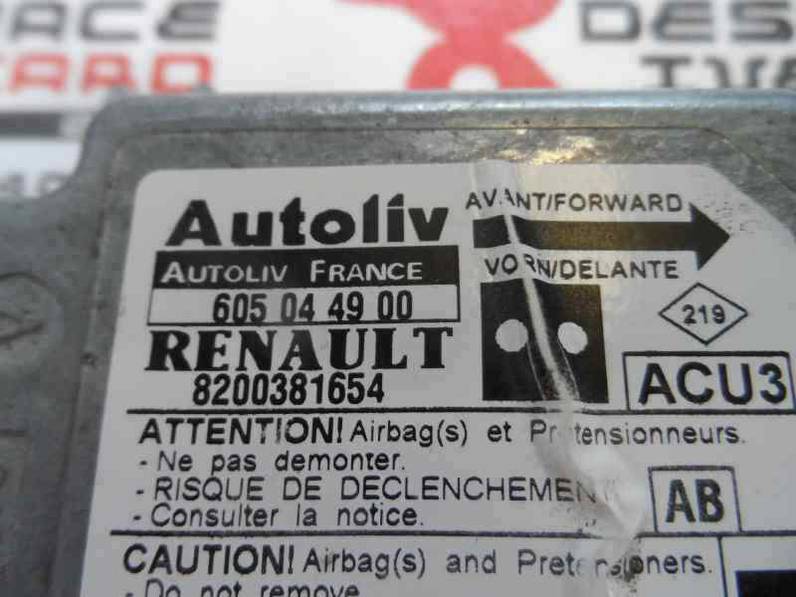 CENTRALITA AIRBAG RENAULT KANGOO 2005 1.9 D (54 CV)