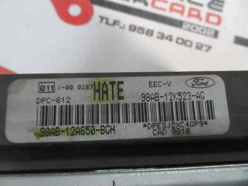 CENTRALITA MOTOR UCE FORD FOCUS BERLINA 1999 1.8 TDDI TURBODIESEL (90 CV)