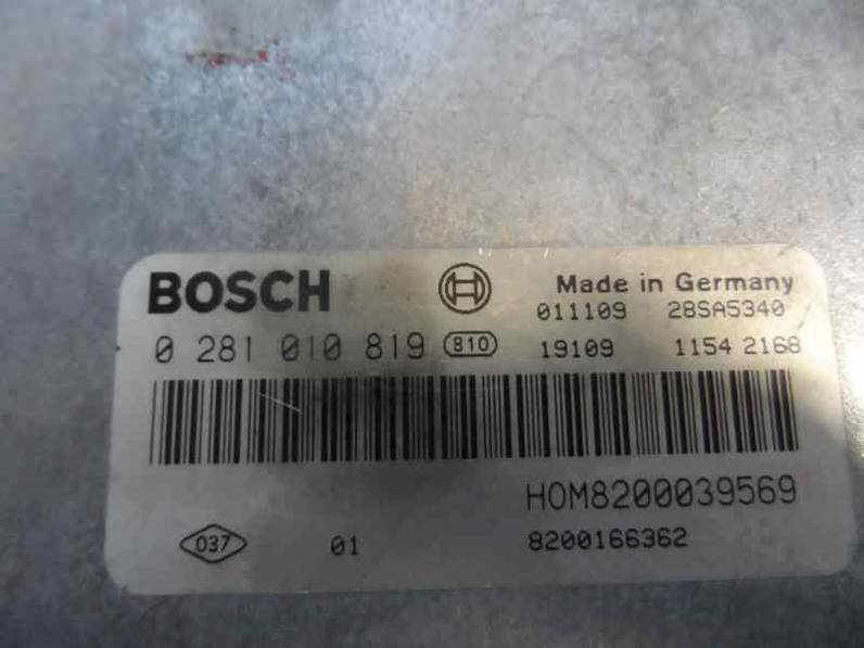 CENTRALITA MOTOR UCE RENAULT MEGANE I FASE 2 CLASSIC 2002 1.9 DCI D (102 CV)