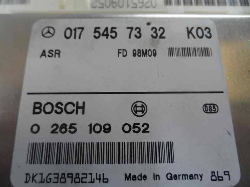 CENTRALITA ASR MERCEDES CLASE C BERLINA 1998 2.2 CDI 16V (125 CV)