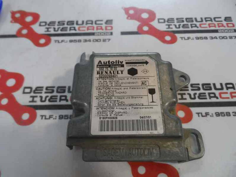 CENTRALITA AIRBAG RENAULT KANGOO 2001 1.9 DTI D (80 CV)