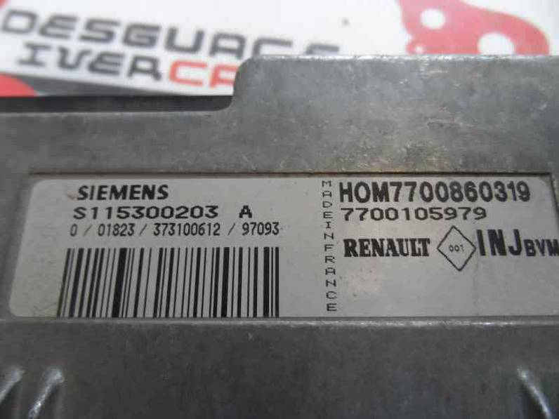 CENTRALITA MOTOR UCE RENAULT MEGANE I CLASSIC 1997 1.6 (90 CV)