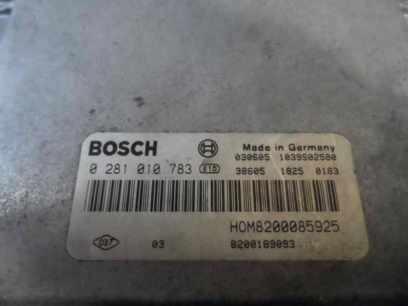 CENTRALITA MOTOR UCE RENAULT MASTER II PHASE 2 CAJA CERRADA 2003 1.9 D (82 CV)