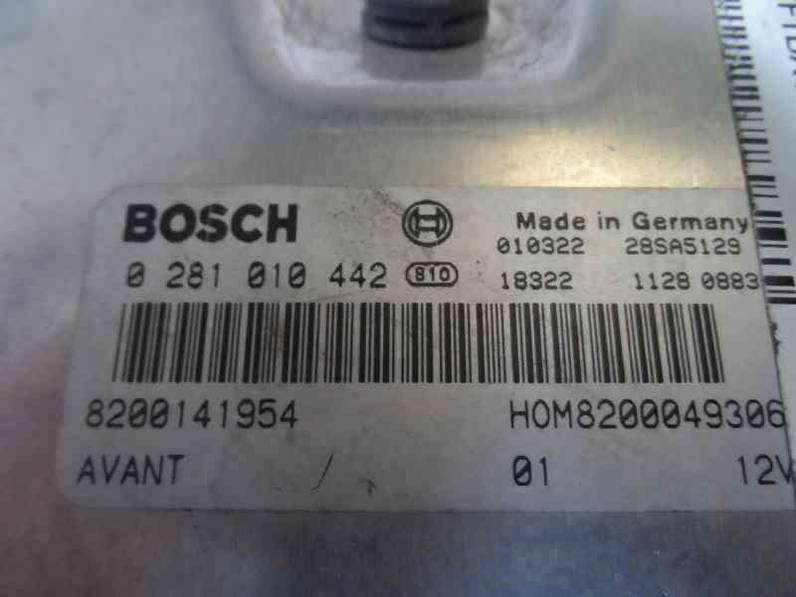 CENTRALITA MOTOR UCE RENAULT MEGANE I FASE 2 BERLINA 2001 1.9 DTI D (80 CV)