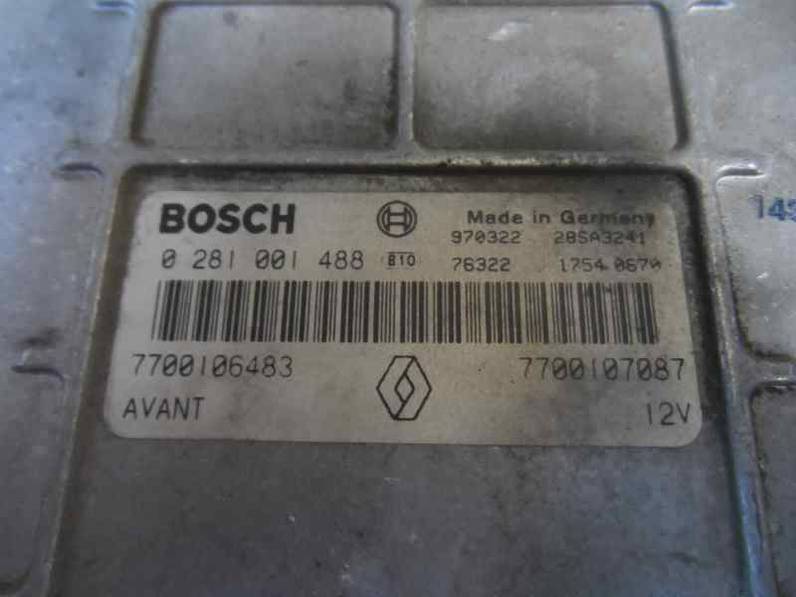 CENTRALITA MOTOR UCE RENAULT MEGANE I CLASSIC 1996 1.9 DTI D (98 CV)