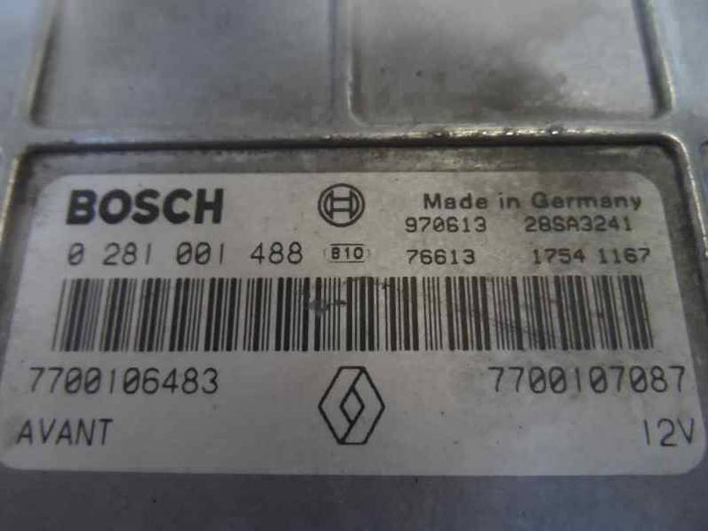 CENTRALITA MOTOR UCE RENAULT MEGANE I CLASSIC 1996 1.9 DTI D (98 CV)