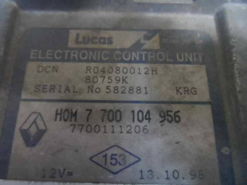 CENTRALITA MOTOR UCE RENAULT KANGOO 1998