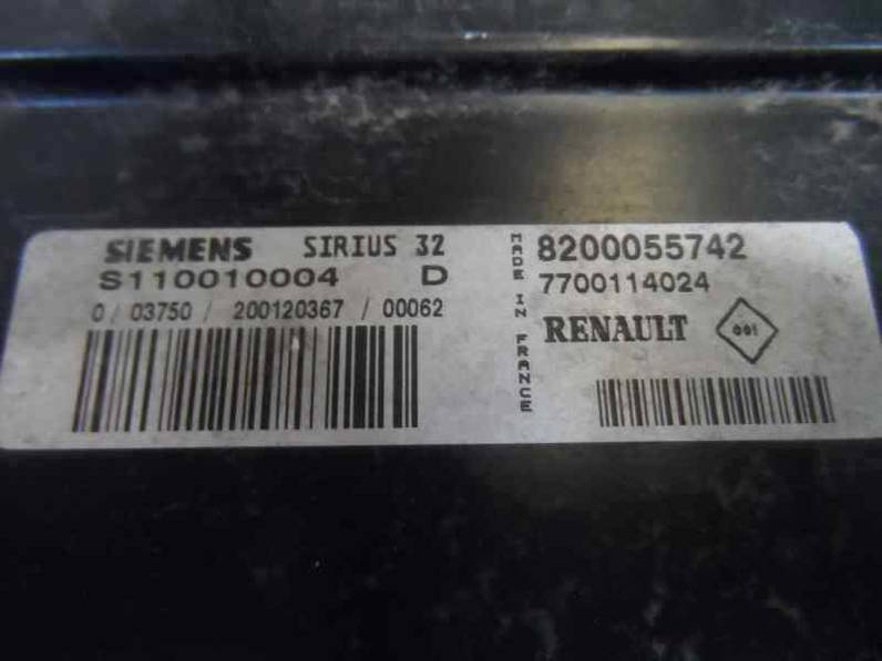 CENTRALITA MOTOR UCE RENAULT MEGANE I FASE 2 BERLINA 2000 1.6 (107 CV)