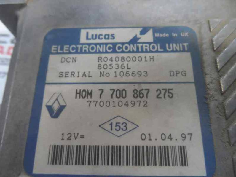 CENTRALITA MOTOR UCE RENAULT MEGANE I BERLINA HATCHBACK 1997