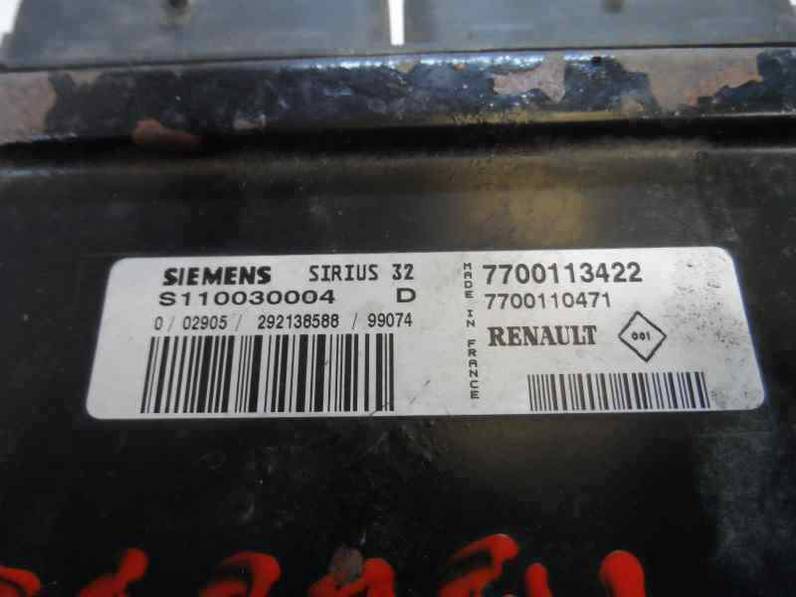 CENTRALITA MOTOR UCE RENAULT CLIO II FASE I 1999 1.6 16V