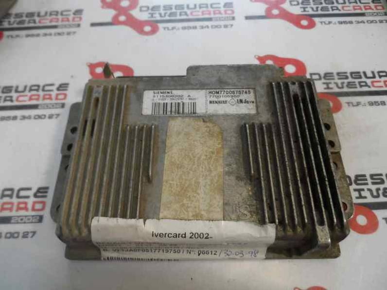 CENTRALITA MOTOR UCE RENAULT MEGANE I SCENIC 1998 1.6 (90 CV)