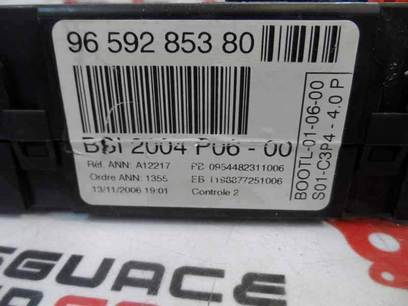 CAJA RELES FUSIBLES PEUGEOT 207 2007 1.6 16V HDI FAP (90 CV)