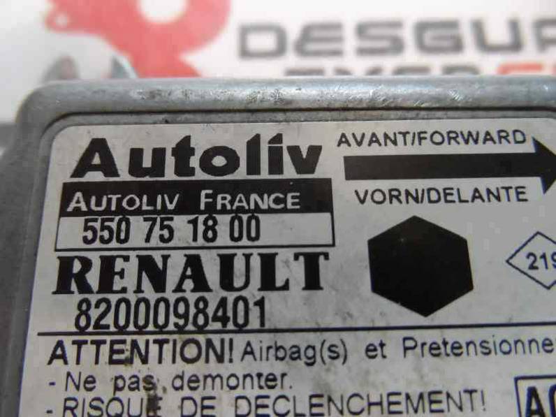 CENTRALITA AIRBAG RENAULT KANGOO 2002 1.5 DCI D (65 CV)