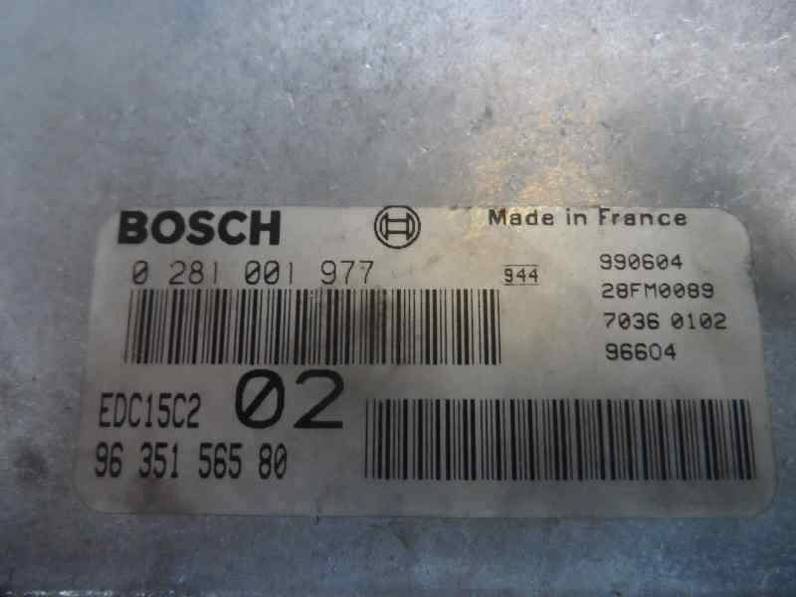 CENTRALITA MOTOR UCE PEUGEOT 406 BERLINA 1999 2.0 HDI (109 CV)