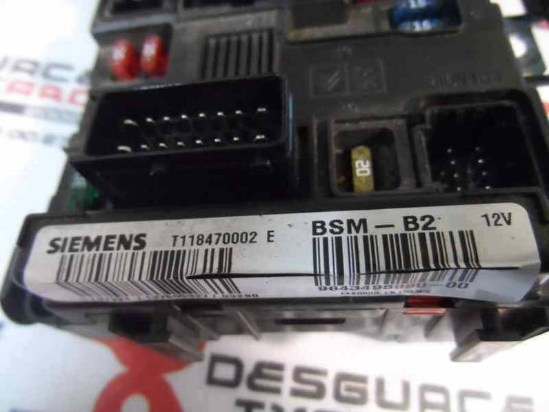 CAJA RELES FUSIBLES CITROEN BERLINGO 2003 2.0 HDI (90 CV)