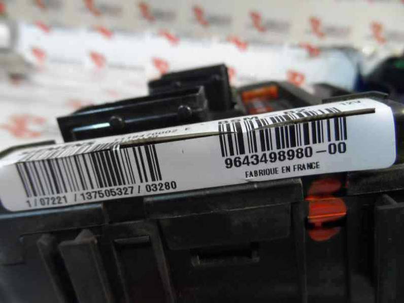 CAJA RELES FUSIBLES CITROEN BERLINGO 2003 2.0 HDI (90 CV)