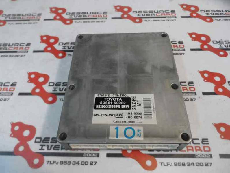 CENTRALITA MOTOR UCE TOYOTA YARIS 2004 1.3 16V (86 CV)