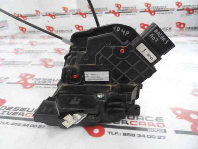 CERRADURA PUERTA TRASERA DERECHA MAZDA 3 BERLINA 2007 1.6 16V (105 CV)