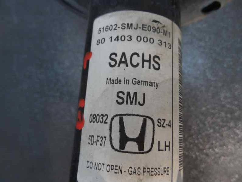 AMORTIGUADOR DELANTERO IZQUIERDO HONDA CIVIC BERLINA 5 2008 2.2 CTDI (140 CV)