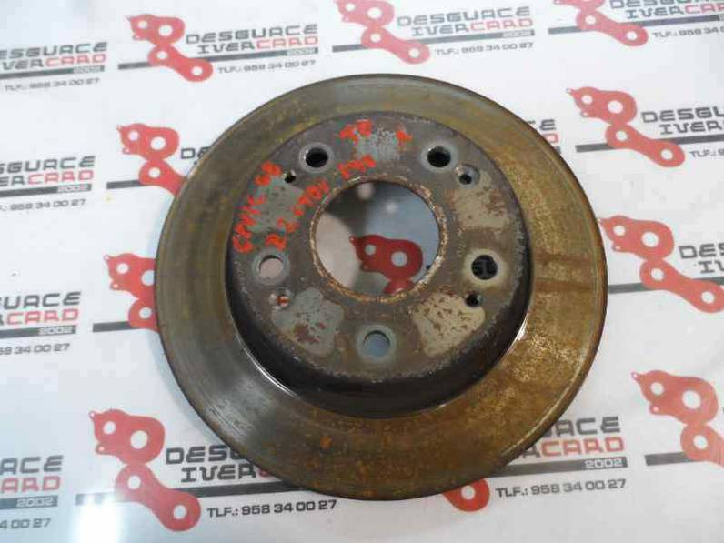 DISCO FRENO TRASERO HONDA CIVIC BERLINA 5 2008 2.2 CTDI (140 CV)