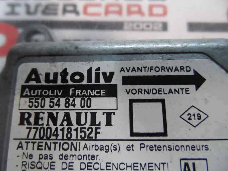 CENTRALITA AIRBAG RENAULT MEGANE I CLASSIC 1999 1.6 (90 CV)