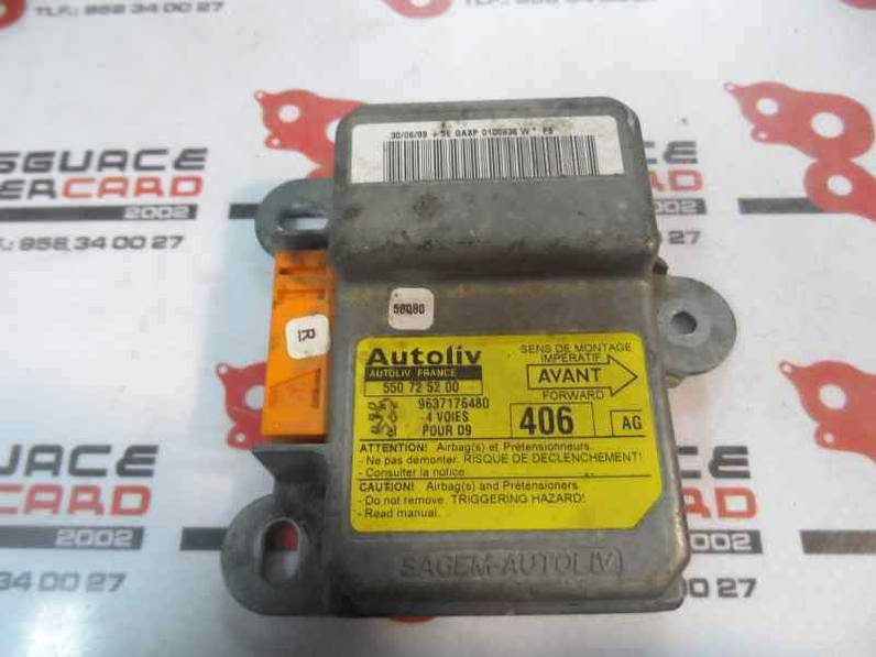 CENTRALITA AIRBAG PEUGEOT 406 BERLINA 1999 2.0 HDI (109 CV)