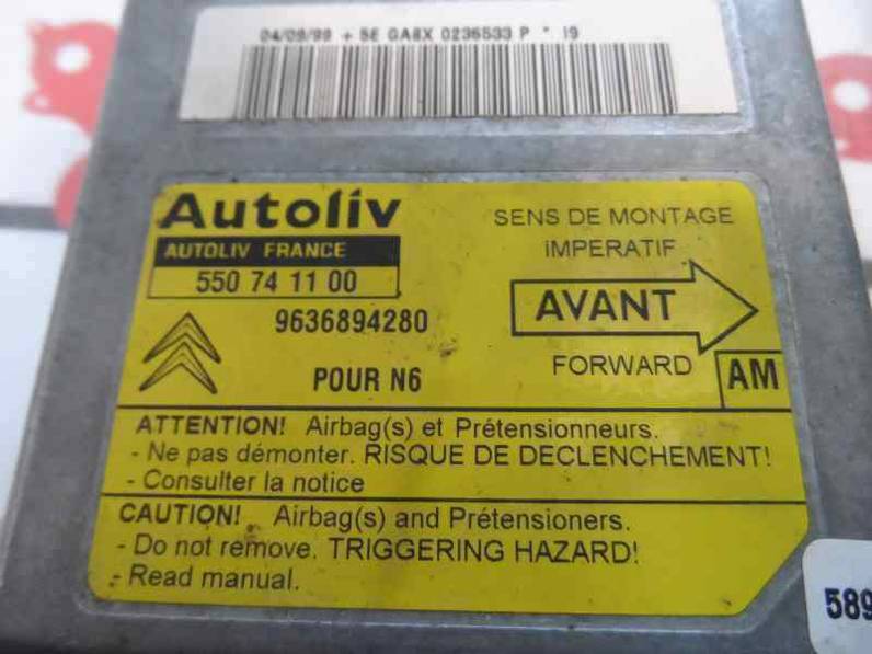 CENTRALITA AIRBAG CITROEN XSARA BERLINA 1999 1.9 TURBODIESEL (90 CV)