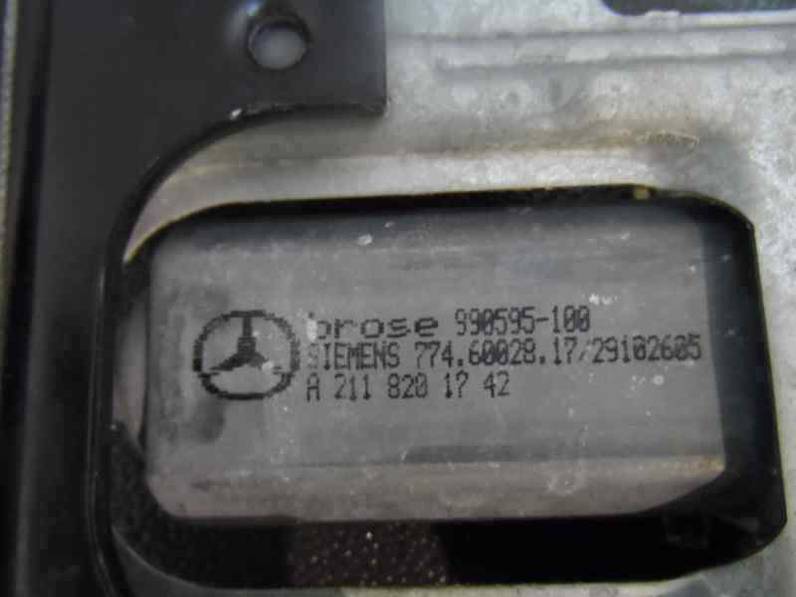 ELEVALUNAS DELANTERO DERECHO MERCEDES CLASE C SPORTCOUPE 2002 2.2 CDI (143 CV)