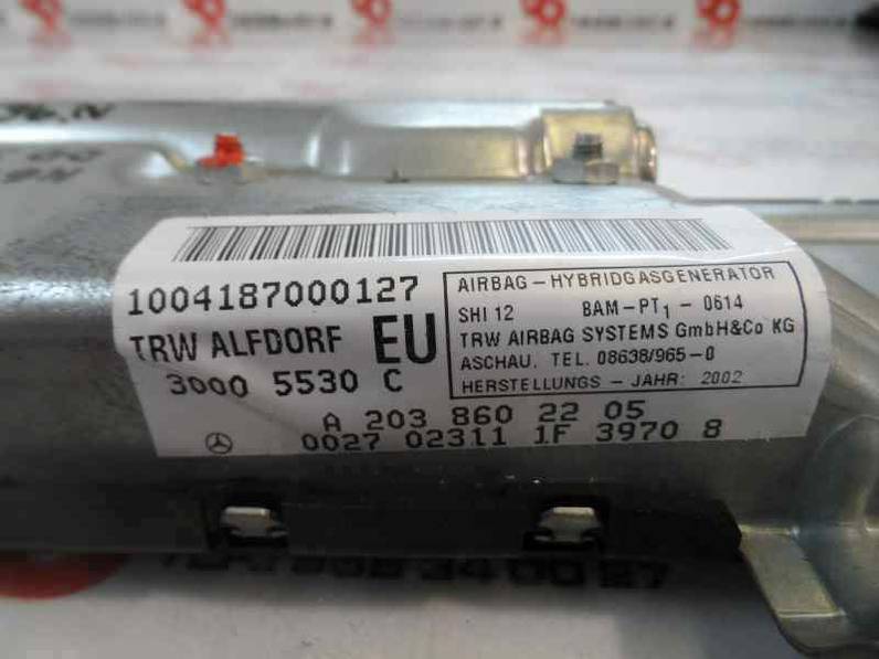 AIRBAG DELANTERO DERECHO MERCEDES CLASE C SPORTCOUPE 2002 2.2 CDI (143 CV)