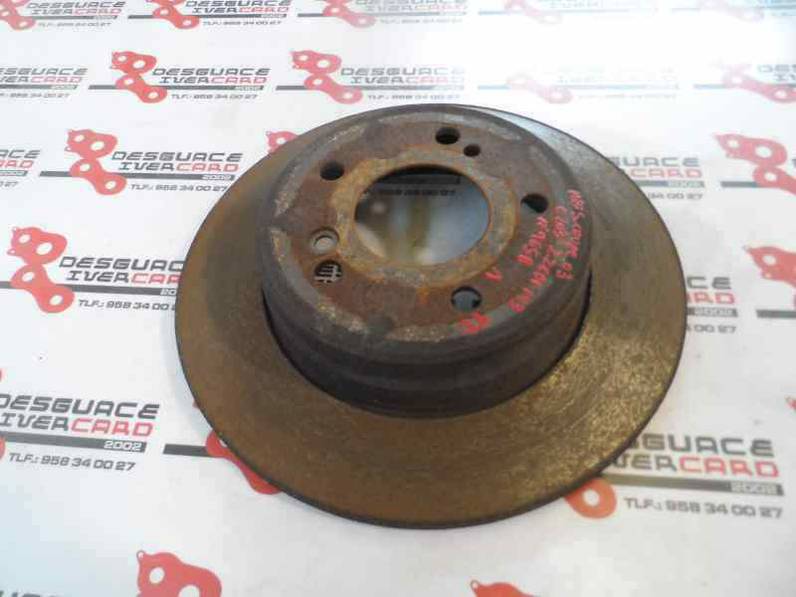 DISCO FRENO TRASERO MERCEDES CLASE C SPORTCOUPE 2002 2.2 CDI (143 CV)