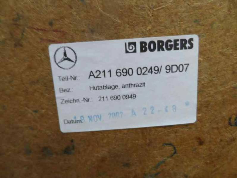 BANDEJA TRASERA MERCEDES CLASE E BERLINA 2003 MOTOR 2.2 LTR. - 105 KW CDI (143 CV)