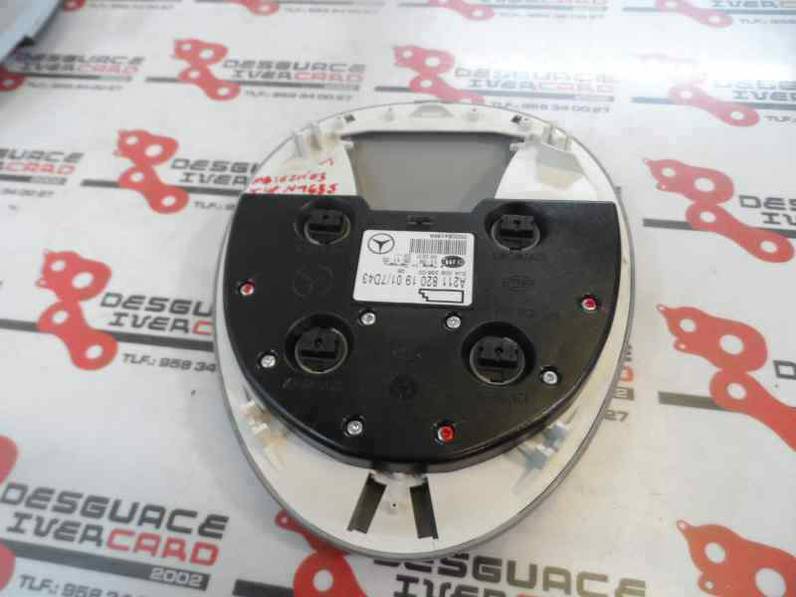 LUZ INTERIOR MERCEDES CLASE E BERLINA 2003 MOTOR 2.2 LTR. - 105 KW CDI (143 CV)