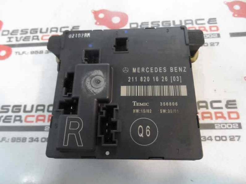 MODULO ELECTRONICO MERCEDES CLASE E BERLINA 2003 MOTOR 2.2 LTR. - 105 KW CDI (143 CV)