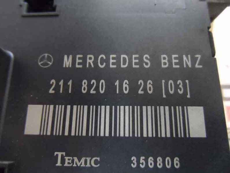 MODULO ELECTRONICO MERCEDES CLASE E BERLINA 2003 MOTOR 2.2 LTR. - 105 KW CDI (143 CV)