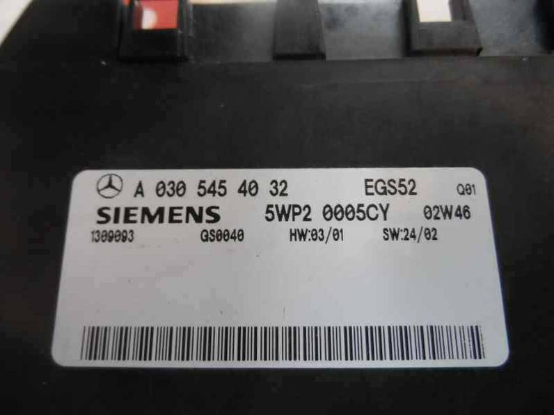 MODULO ELECTRONICO MERCEDES CLASE E BERLINA 2003 MOTOR 2.2 LTR. - 105 KW CDI (143 CV)