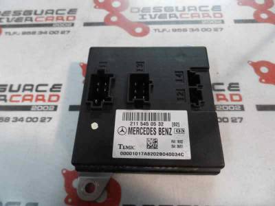 MODULO ELECTRONICO MERCEDES CLASE E BERLINA 2003 MOTOR 2.2 LTR. - 105 KW CDI (143 CV)