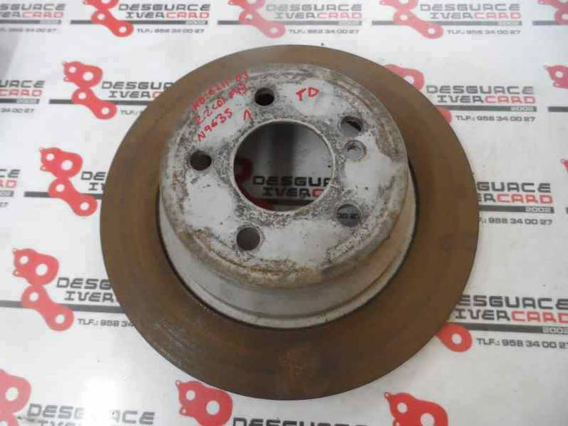 DISCO FRENO TRASERO MERCEDES CLASE E BERLINA 2003 MOTOR 2.2 LTR. - 105 KW CDI (143 CV)