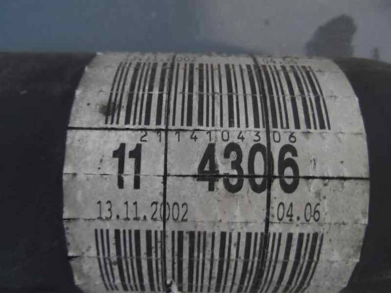 TRANSMISION CENTRAL MERCEDES CLASE E BERLINA 2003 MOTOR 2.2 LTR. - 105 KW CDI (143 CV)