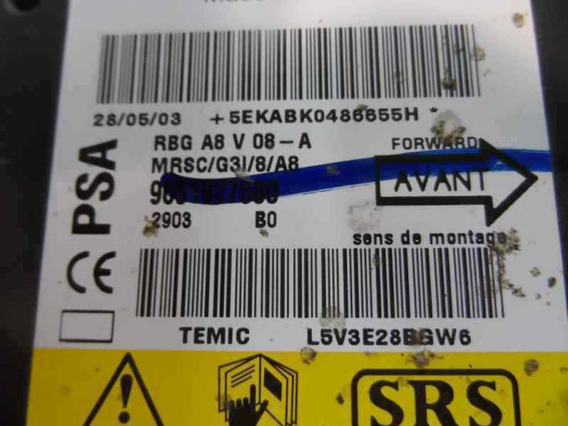 CENTRALITA AIRBAG CITROEN C3 2003 1.1 (60 CV)