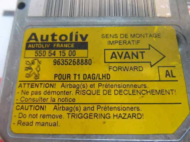 CENTRALITA AIRBAG PEUGEOT 206 BERLINA 1999 1.9 D (69 CV)