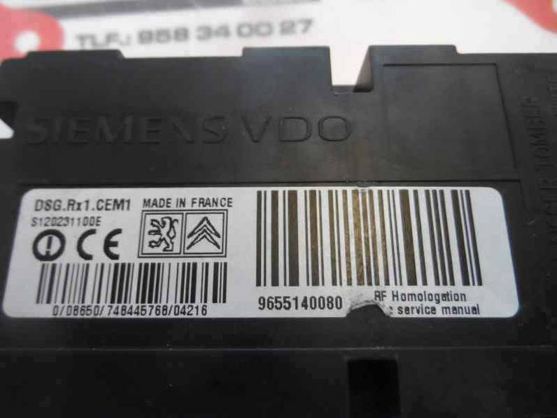 MODULO ELECTRONICO CITROEN C5 BERLINA 2007 3.0 V6 (207 CV)