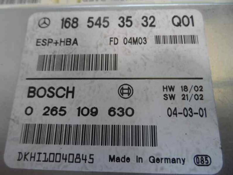 MODULO ELECTRONICO MERCEDES CLASE A 2004 1.7 CDI D (95 CV)