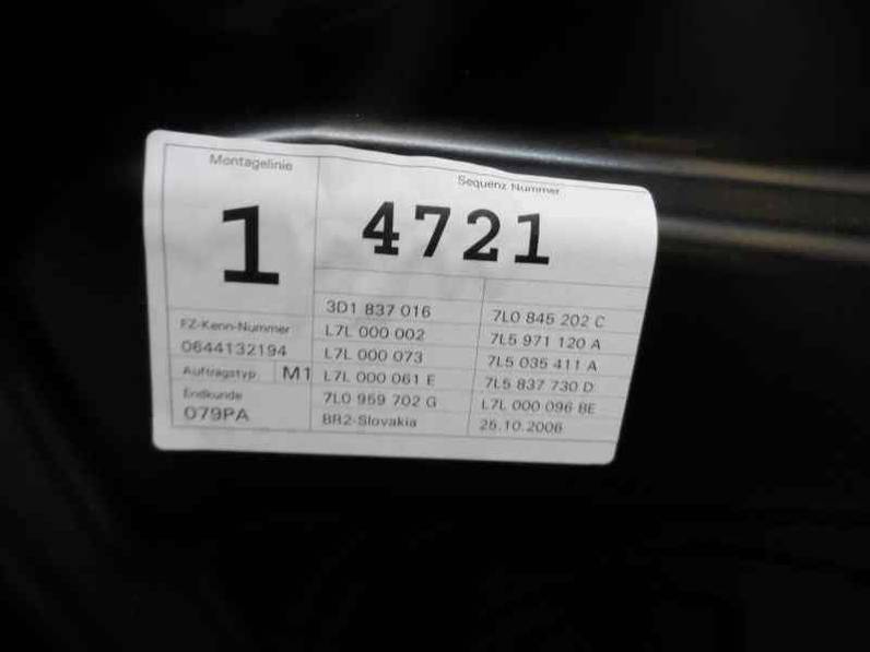 ELEVALUNAS DELANTERO DERECHO PORSCHE CAYENNE 2006 4.5 V8 TURBO (450 CV)