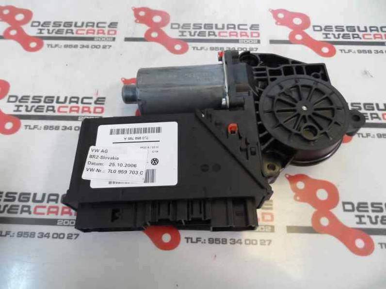 MOTOR ELEVALUNAS TRASERO IZQUIERDO PORSCHE CAYENNE 2006 4.5 V8 TURBO (450 CV)