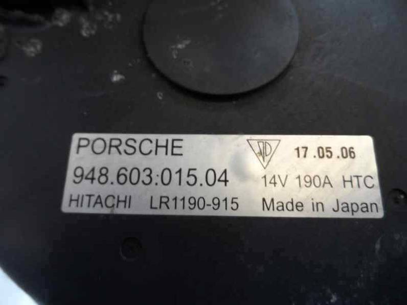 ALTERNADOR PORSCHE CAYENNE 2006 4.5 V8 TURBO (450 CV)